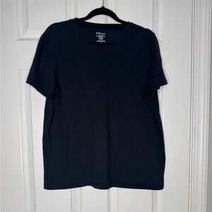 BOMBAS Bee Better Woman’s Plain Black Crewneck Tshirt‎ Cotton Blend Size M/L